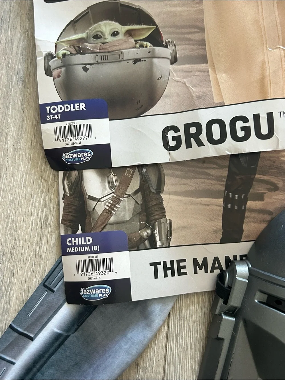 Star Wars mandalorian and grogu costume